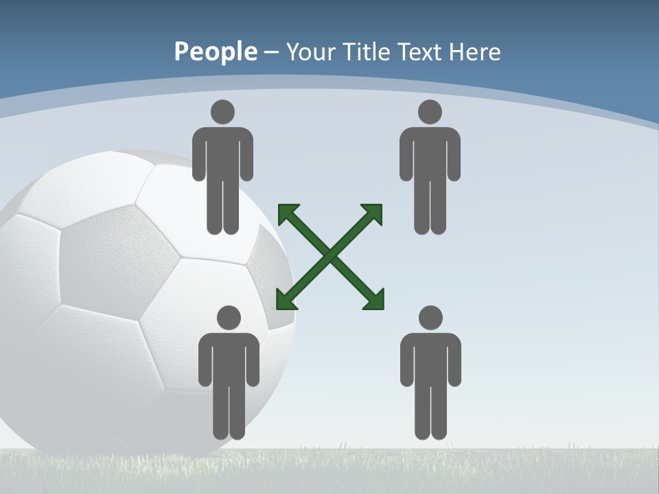 Blue Field Sport PowerPoint Template