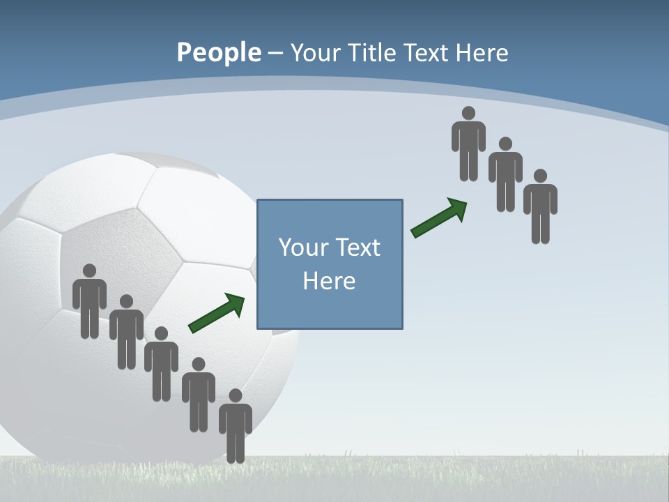 Blue Field Sport PowerPoint Template