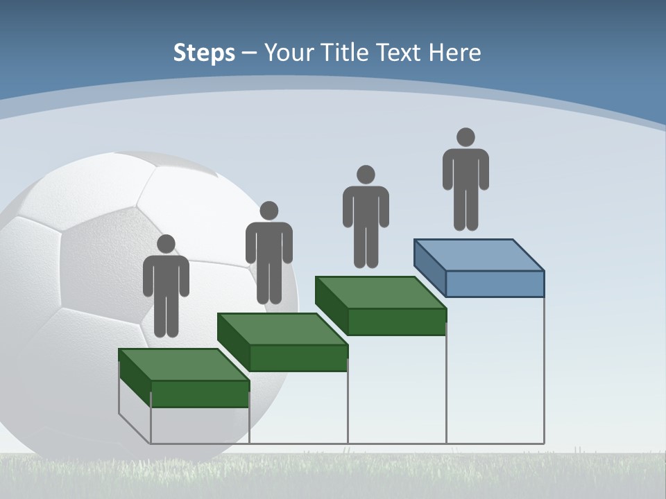 Blue Field Sport PowerPoint Template