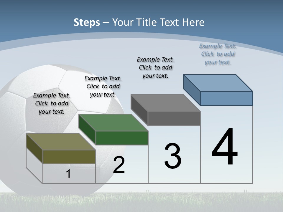 Blue Field Sport PowerPoint Template