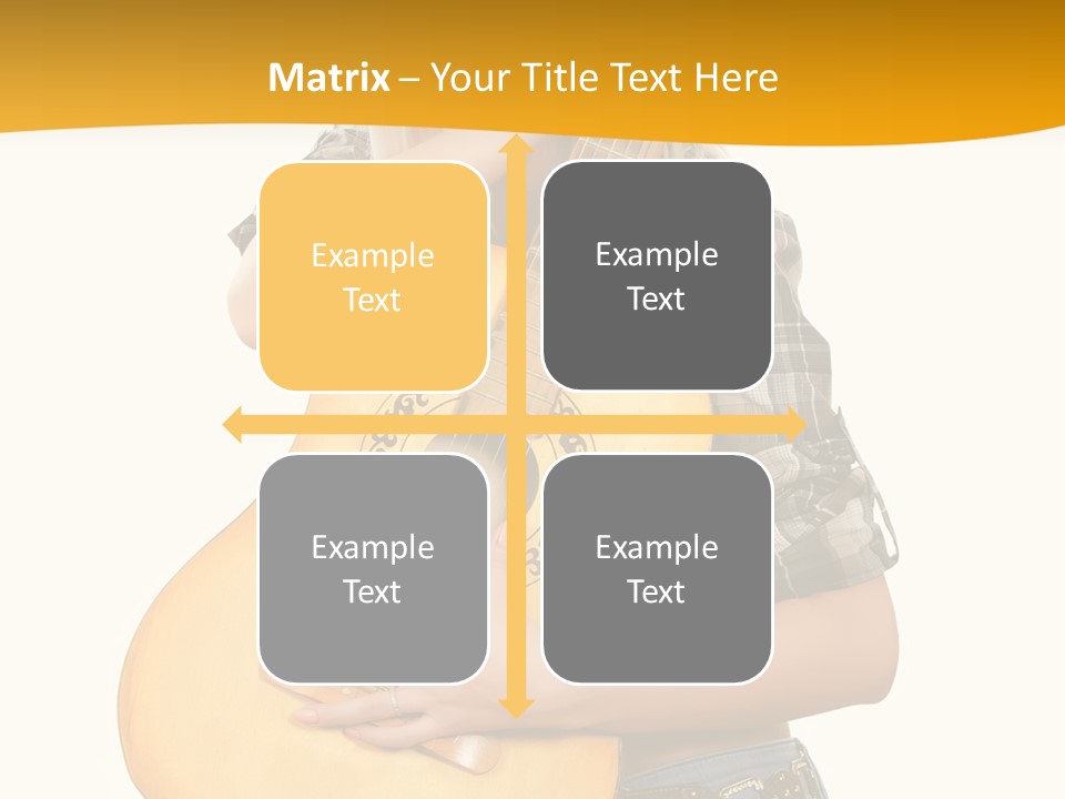 Boots Blond White PowerPoint Template