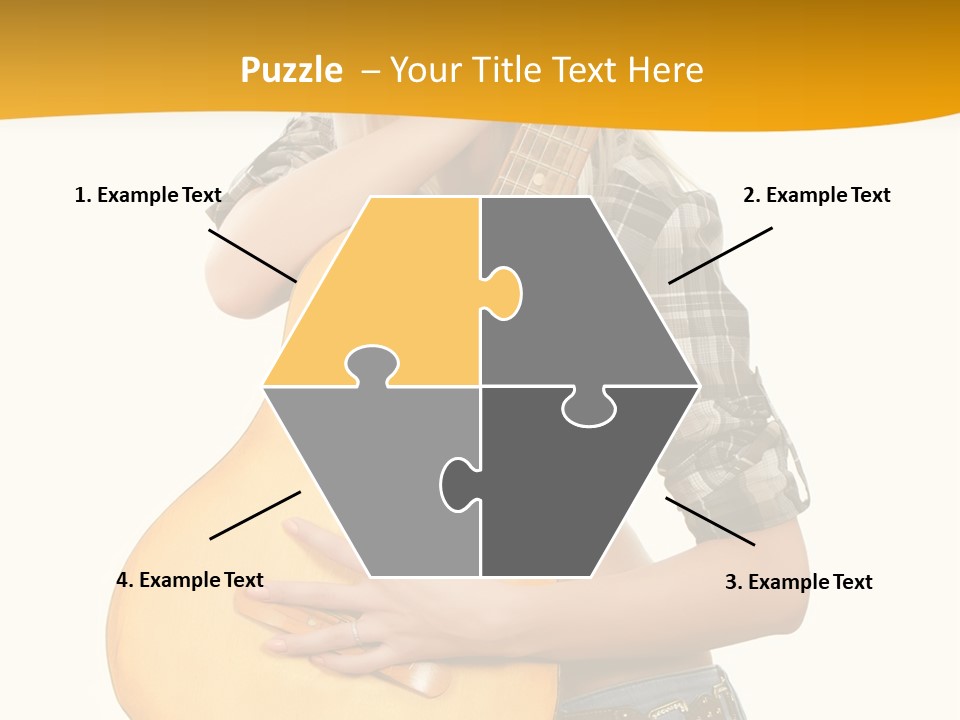 Boots Blond White PowerPoint Template