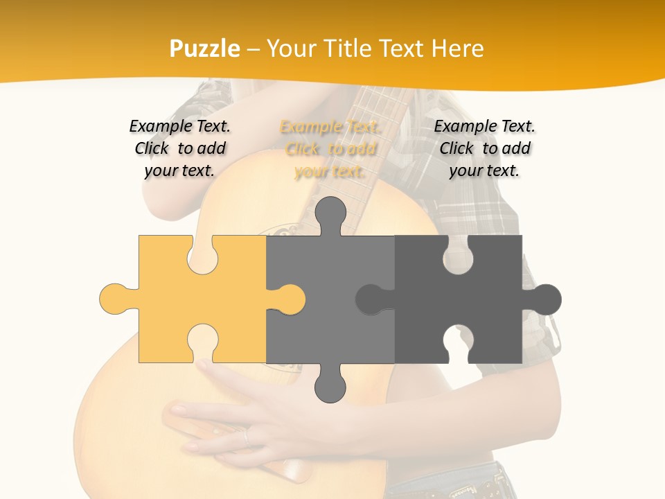 Boots Blond White PowerPoint Template