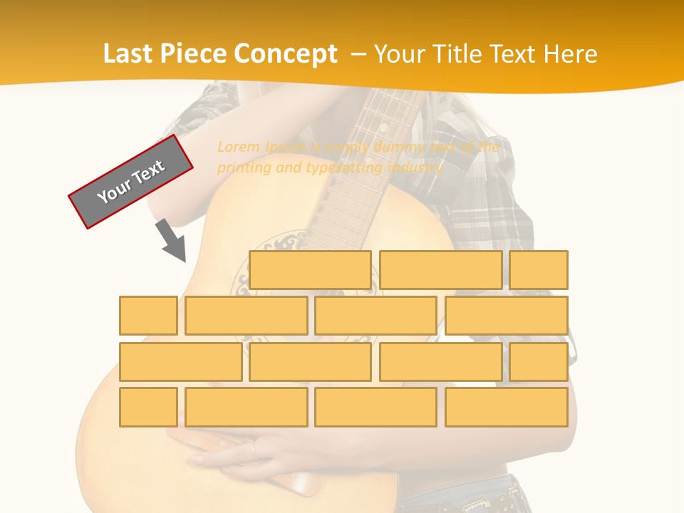 Boots Blond White PowerPoint Template