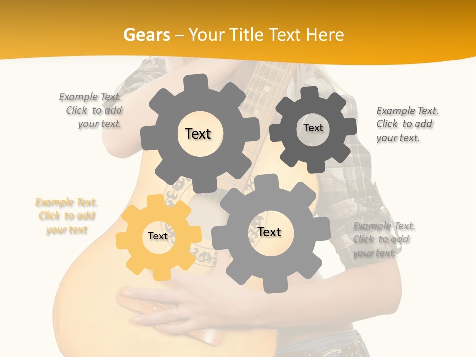 Boots Blond White PowerPoint Template