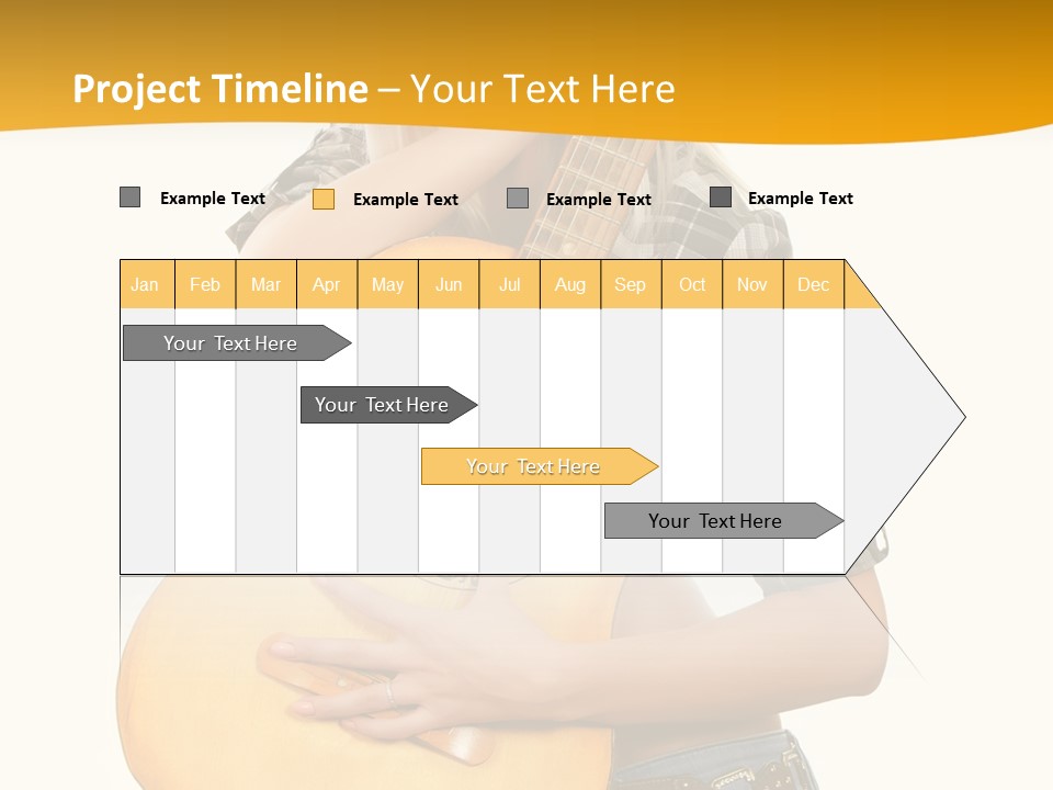 Boots Blond White PowerPoint Template