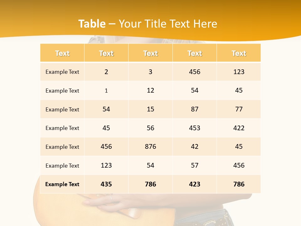 Boots Blond White PowerPoint Template