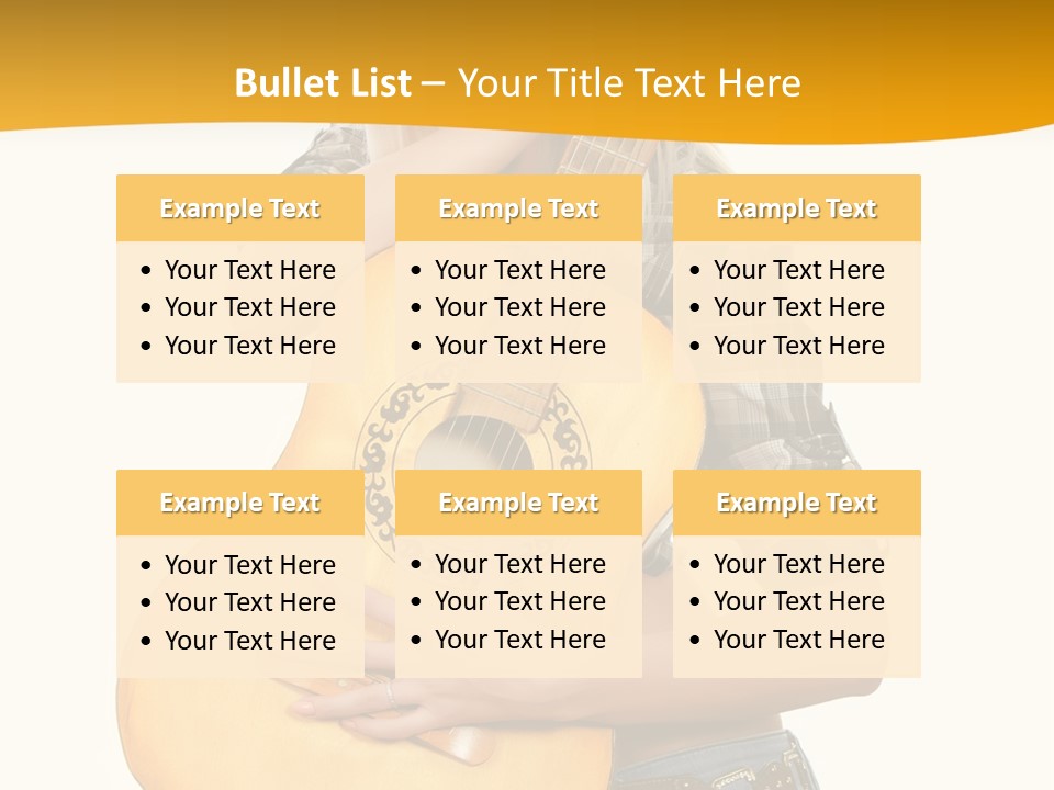 Boots Blond White PowerPoint Template