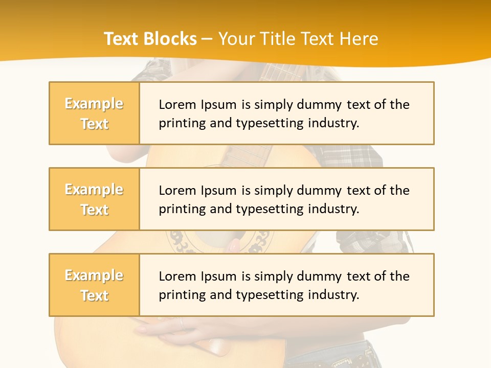 Boots Blond White PowerPoint Template