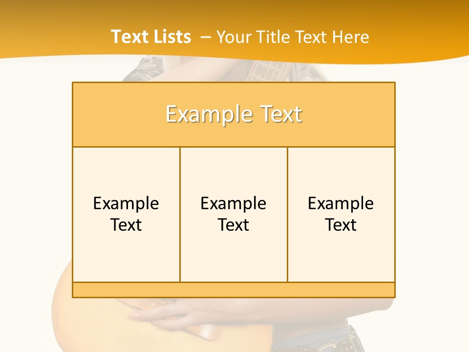 Boots Blond White PowerPoint Template