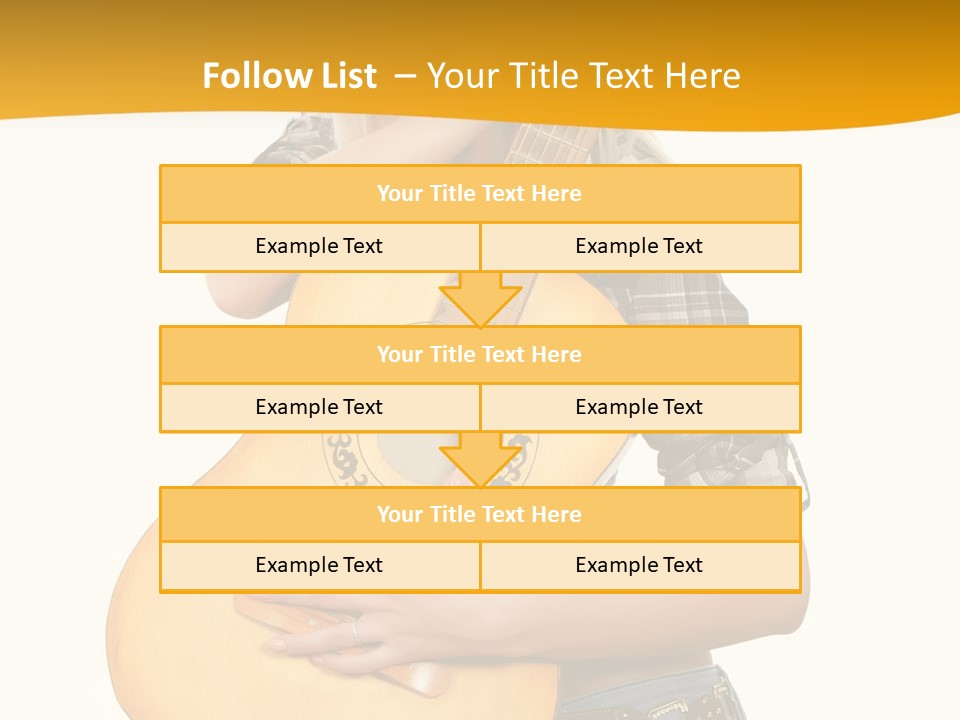 Boots Blond White PowerPoint Template