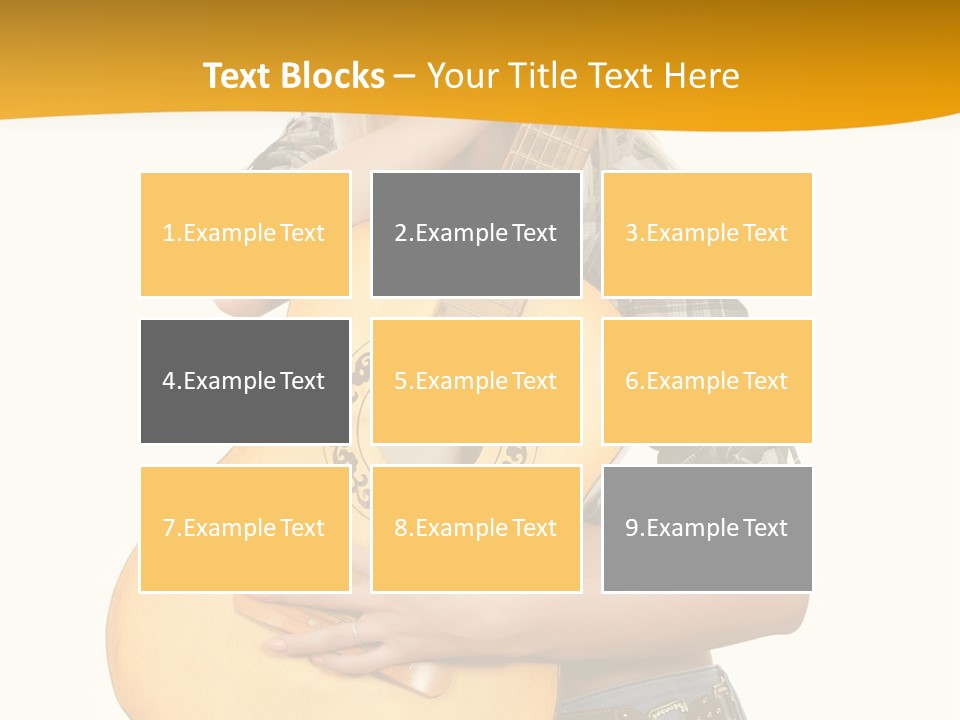 Boots Blond White PowerPoint Template