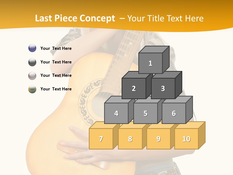 Boots Blond White PowerPoint Template