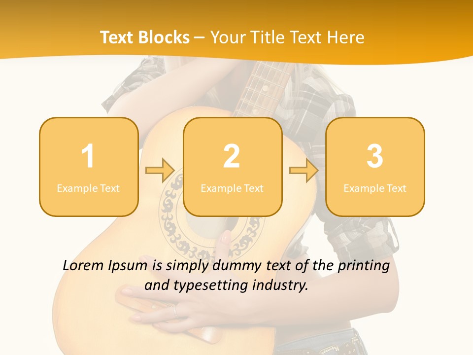 Boots Blond White PowerPoint Template