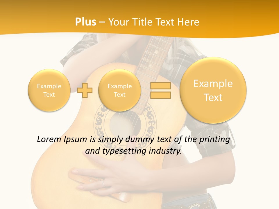 Boots Blond White PowerPoint Template