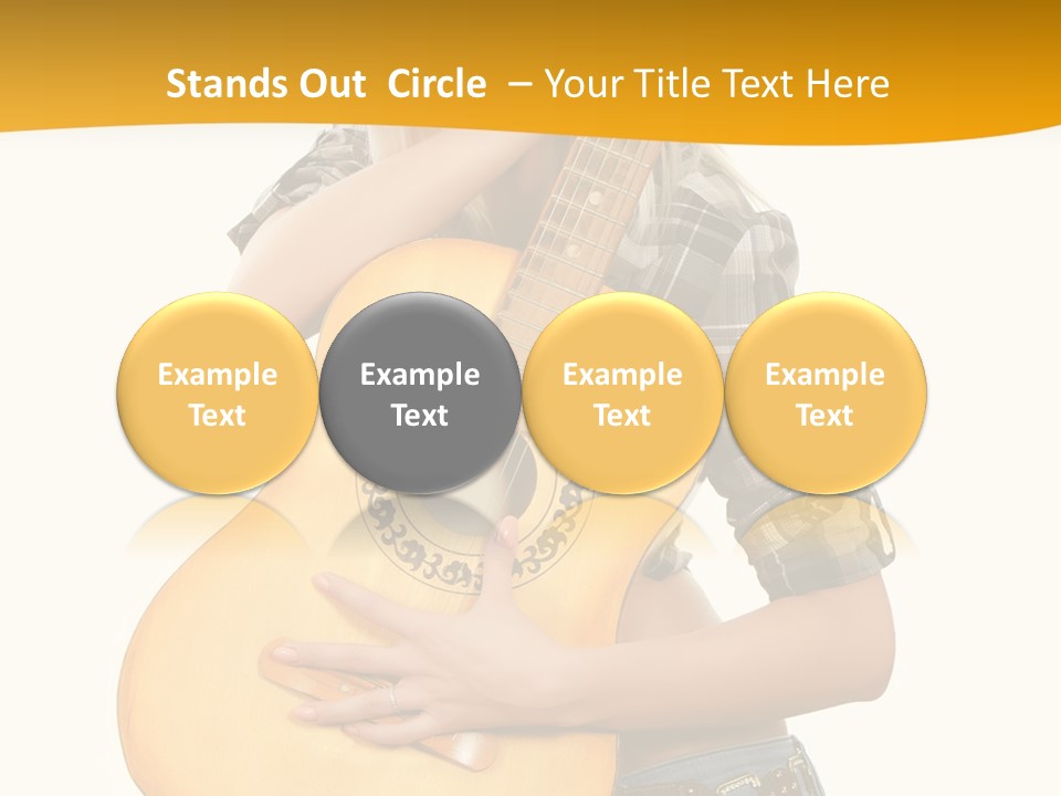 Boots Blond White PowerPoint Template