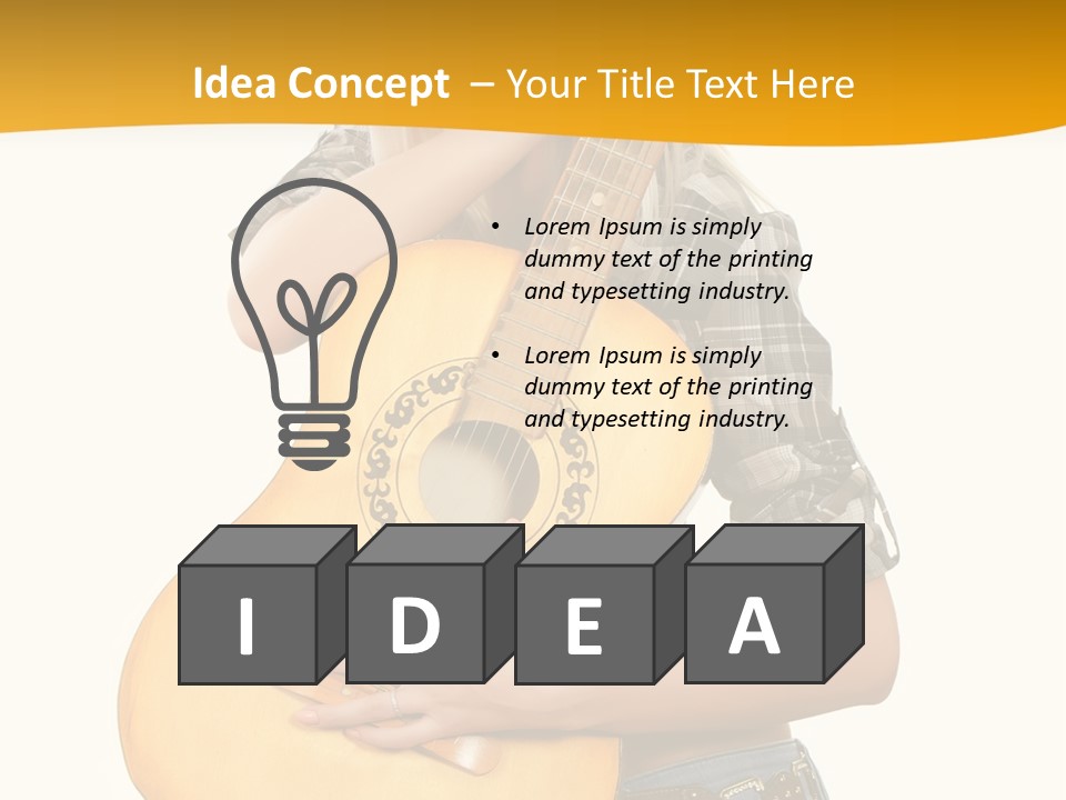 Boots Blond White PowerPoint Template