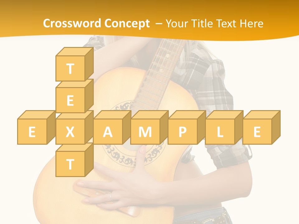 Boots Blond White PowerPoint Template