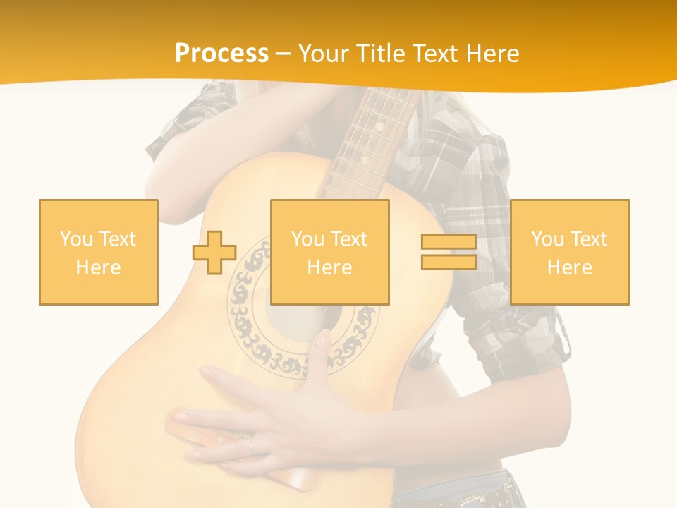 Boots Blond White PowerPoint Template