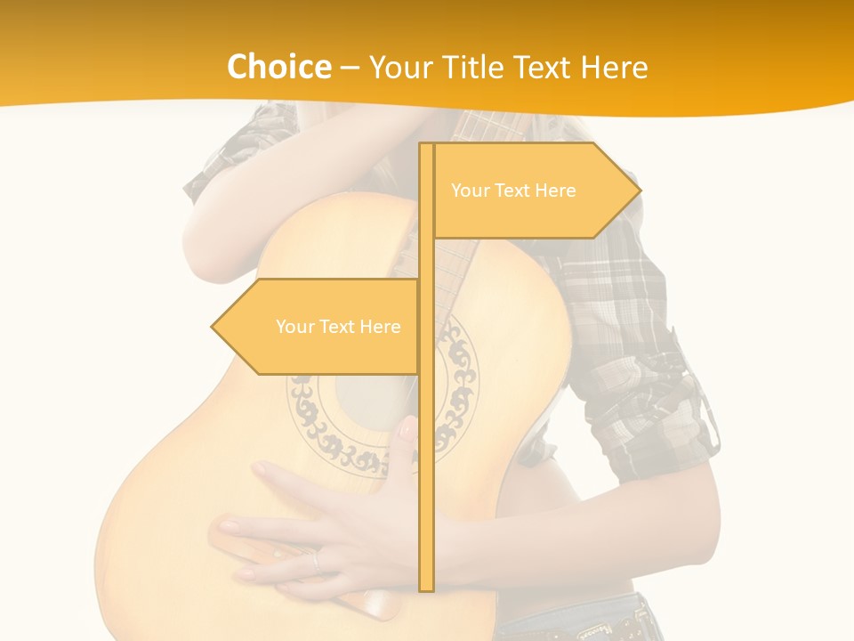 Boots Blond White PowerPoint Template