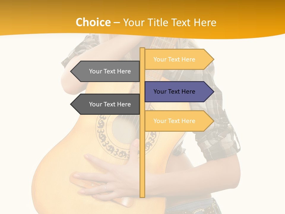 Boots Blond White PowerPoint Template