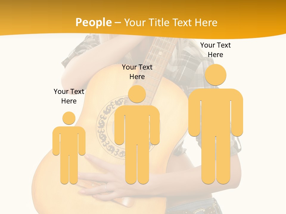 Boots Blond White PowerPoint Template