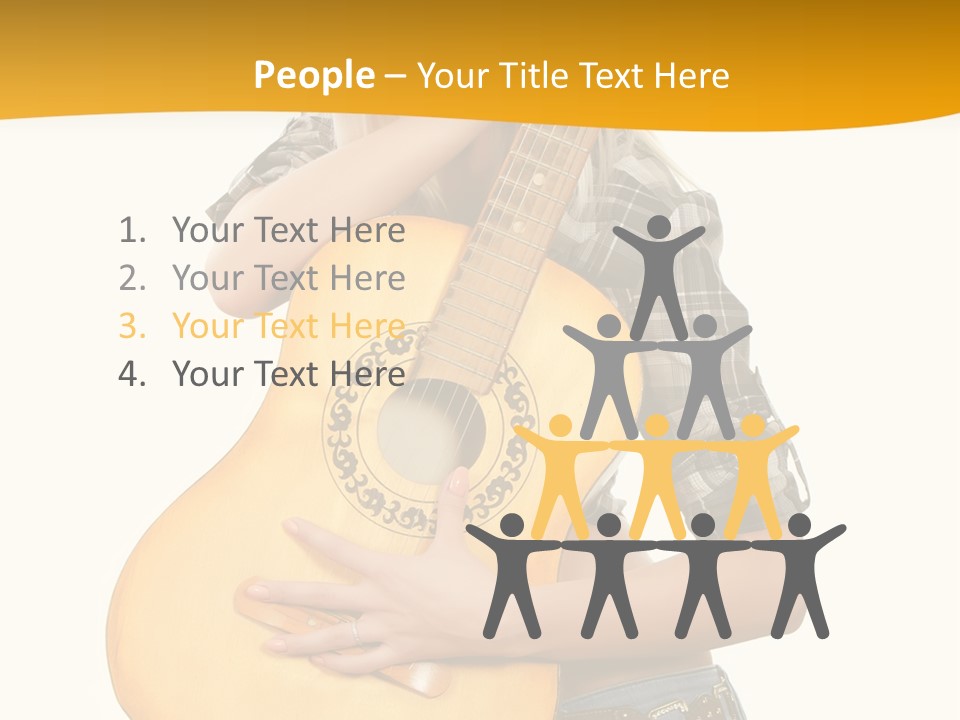 Boots Blond White PowerPoint Template