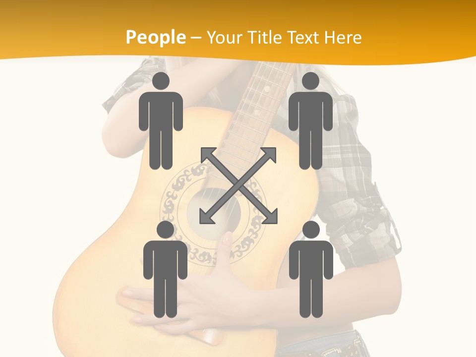 Boots Blond White PowerPoint Template