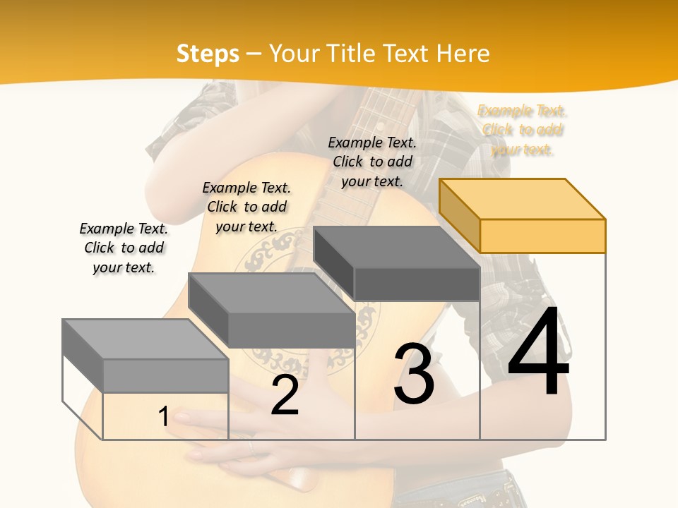 Boots Blond White PowerPoint Template