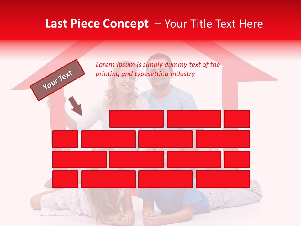 Care House Laying PowerPoint Template