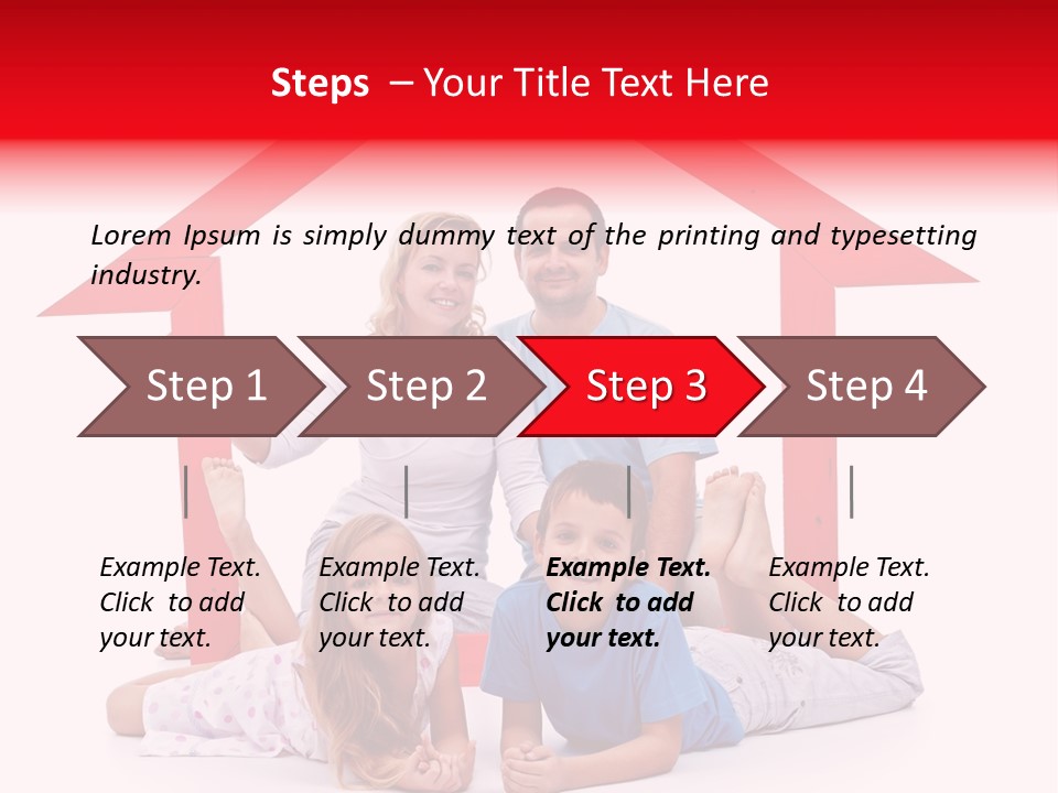 Care House Laying PowerPoint Template