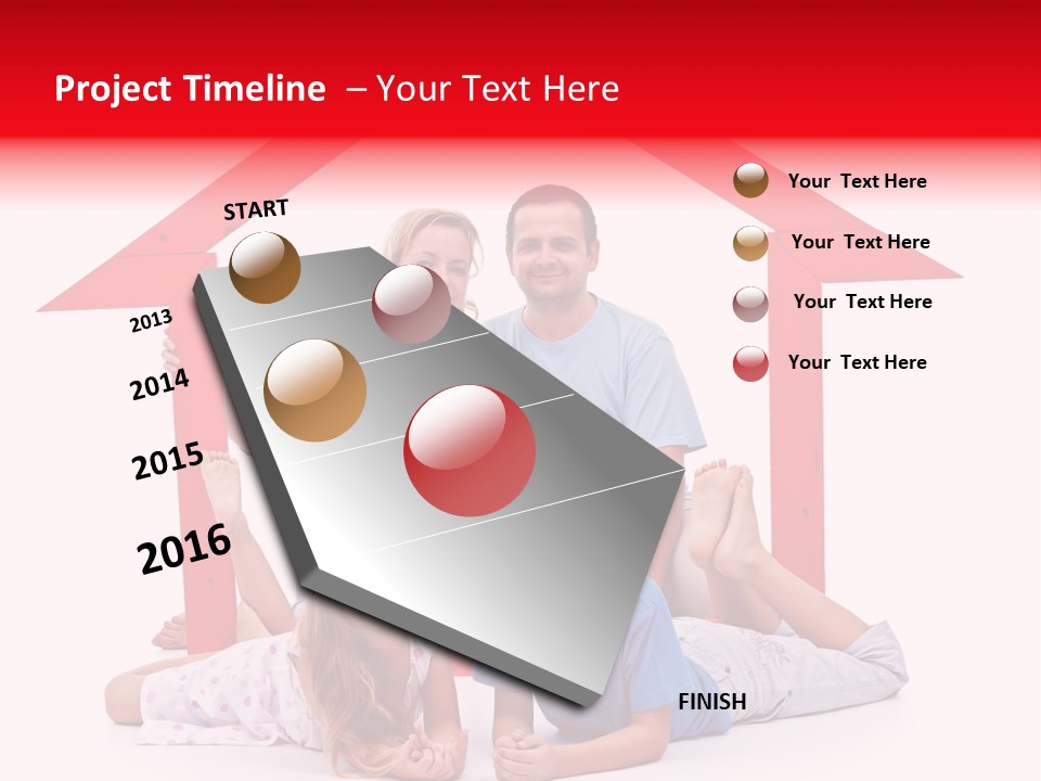 Care House Laying PowerPoint Template