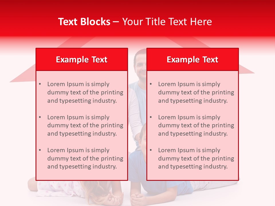 Care House Laying PowerPoint Template