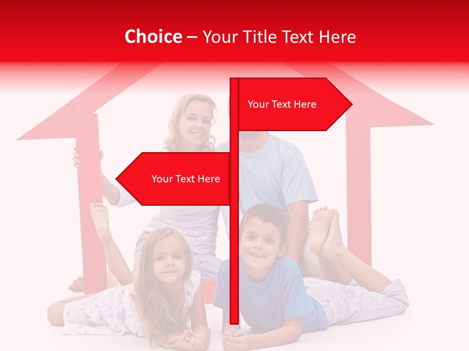 Care House Laying PowerPoint Template