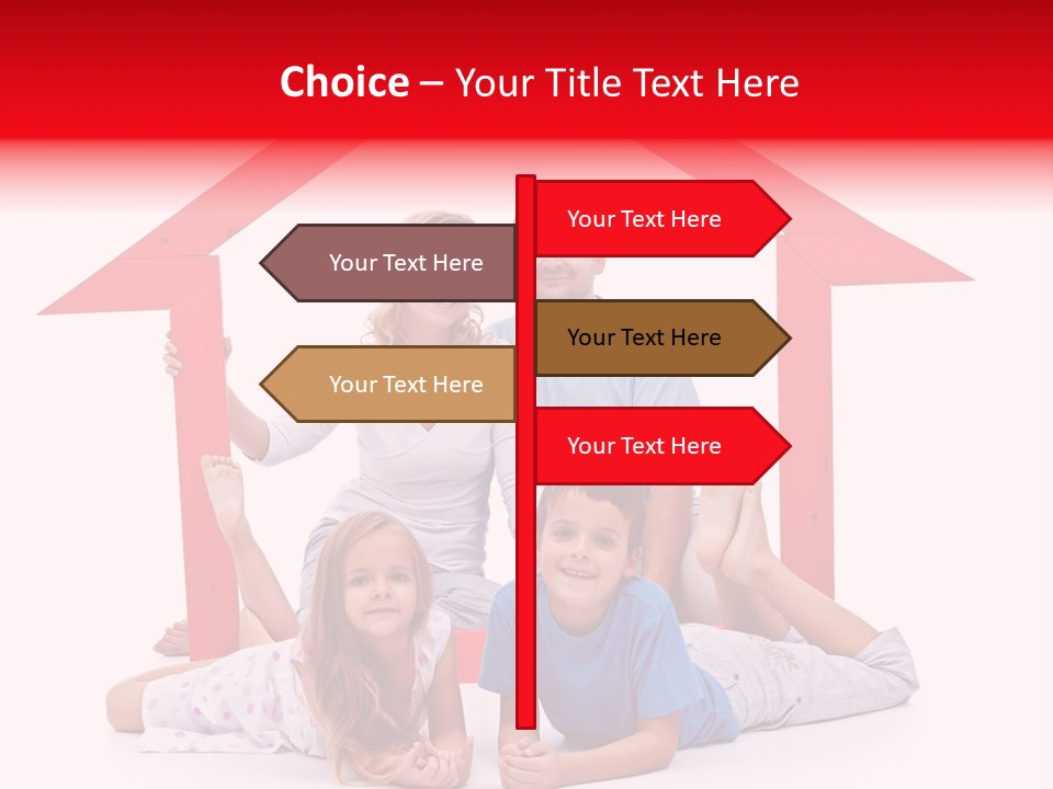 Care House Laying PowerPoint Template