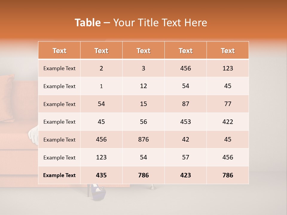 Glove Feminine Shoes PowerPoint Template
