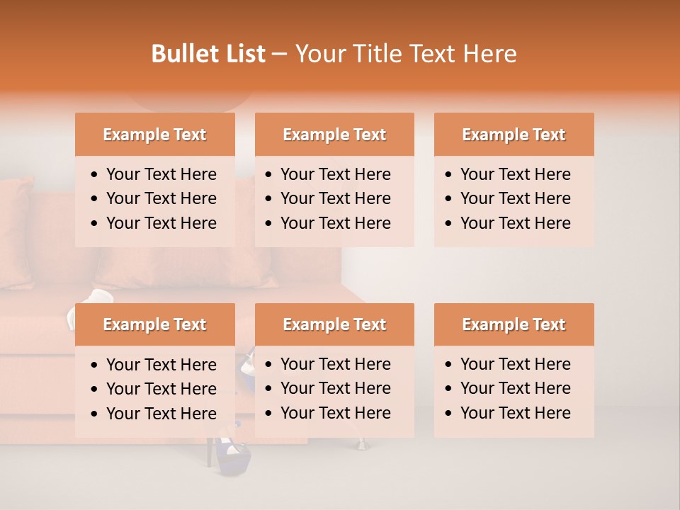 Glove Feminine Shoes PowerPoint Template