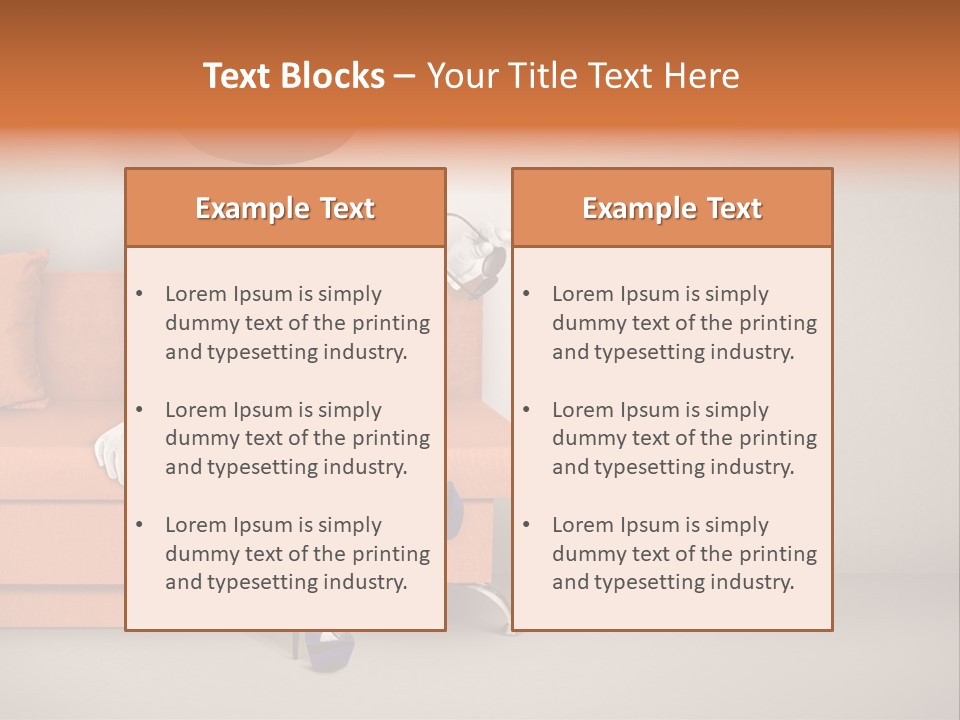 Glove Feminine Shoes PowerPoint Template