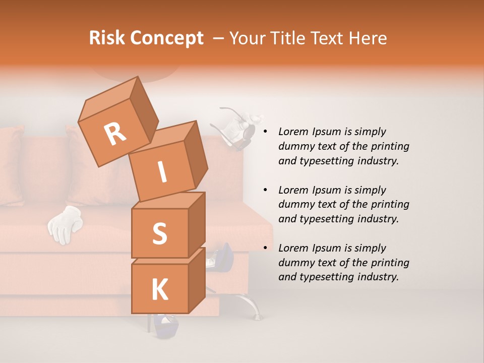 Glove Feminine Shoes PowerPoint Template