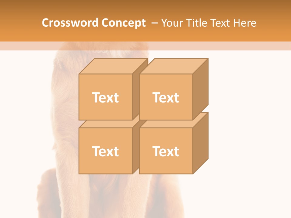 Retriever Golden Yellow PowerPoint Template