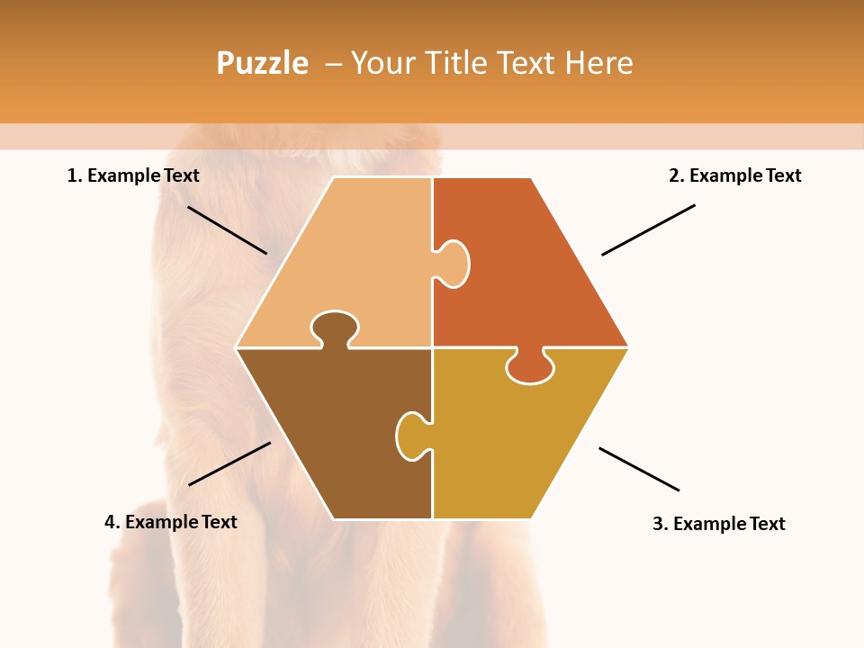 Retriever Golden Yellow PowerPoint Template