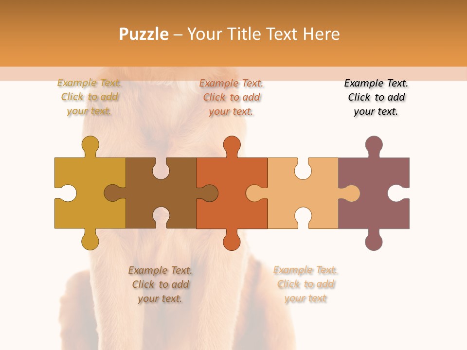 Retriever Golden Yellow PowerPoint Template