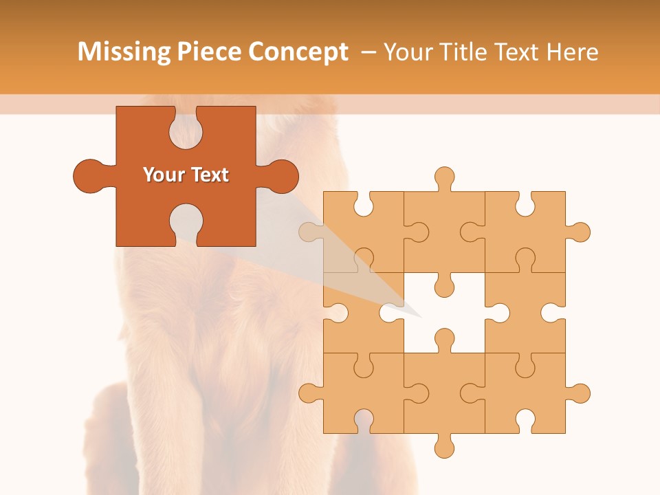 Retriever Golden Yellow PowerPoint Template