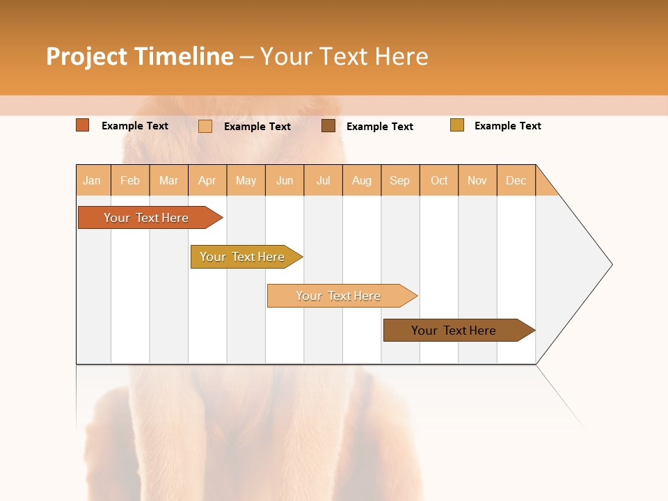 Retriever Golden Yellow PowerPoint Template