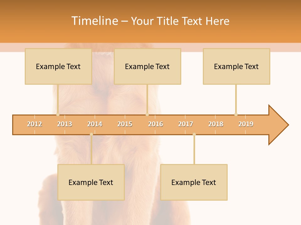 Retriever Golden Yellow PowerPoint Template