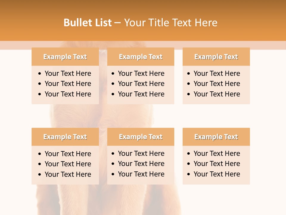 Retriever Golden Yellow PowerPoint Template