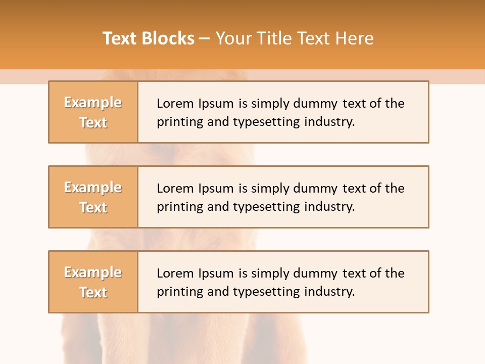 Retriever Golden Yellow PowerPoint Template