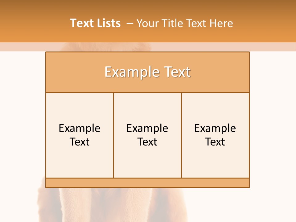 Retriever Golden Yellow PowerPoint Template