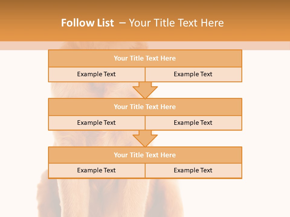Retriever Golden Yellow PowerPoint Template