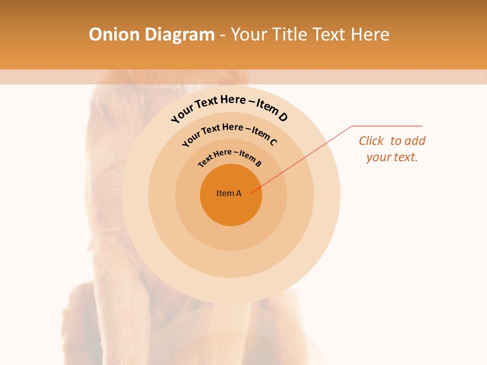 Retriever Golden Yellow PowerPoint Template